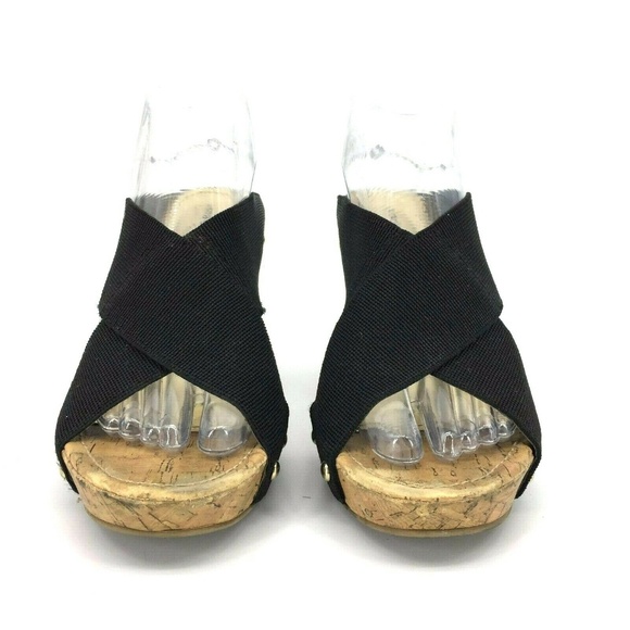 Madden Girl Nautic Cork Wedge Slide Size 8.5 - Picture 2 of 8